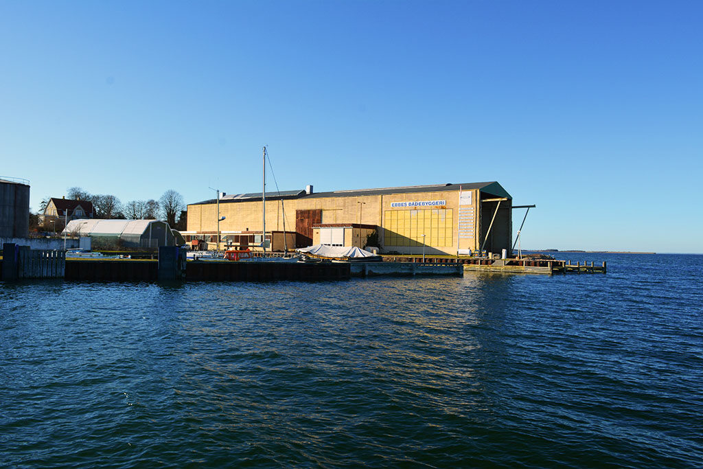 HCC Bådeværft by the sea in Marstal, Ærø