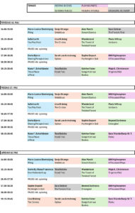 Performing Landscapes non-stop program